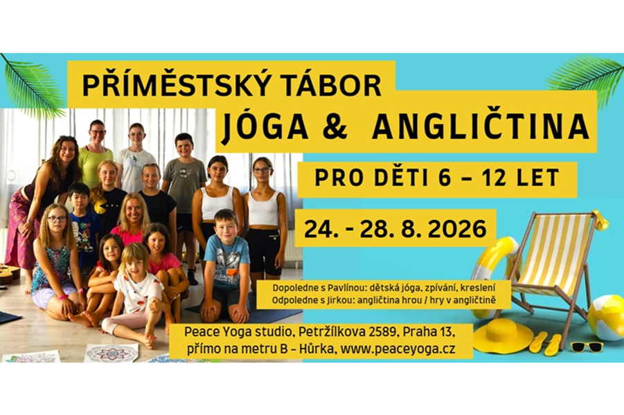 Příměstský tábor pro děti JÓGA & ANGLIČTINA